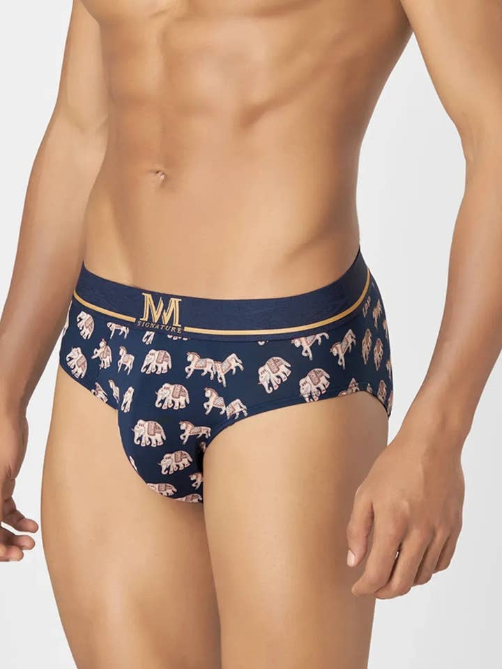 Tencel Printed Brief_ MMS8611 for wholesale by Mohen Jo Daro