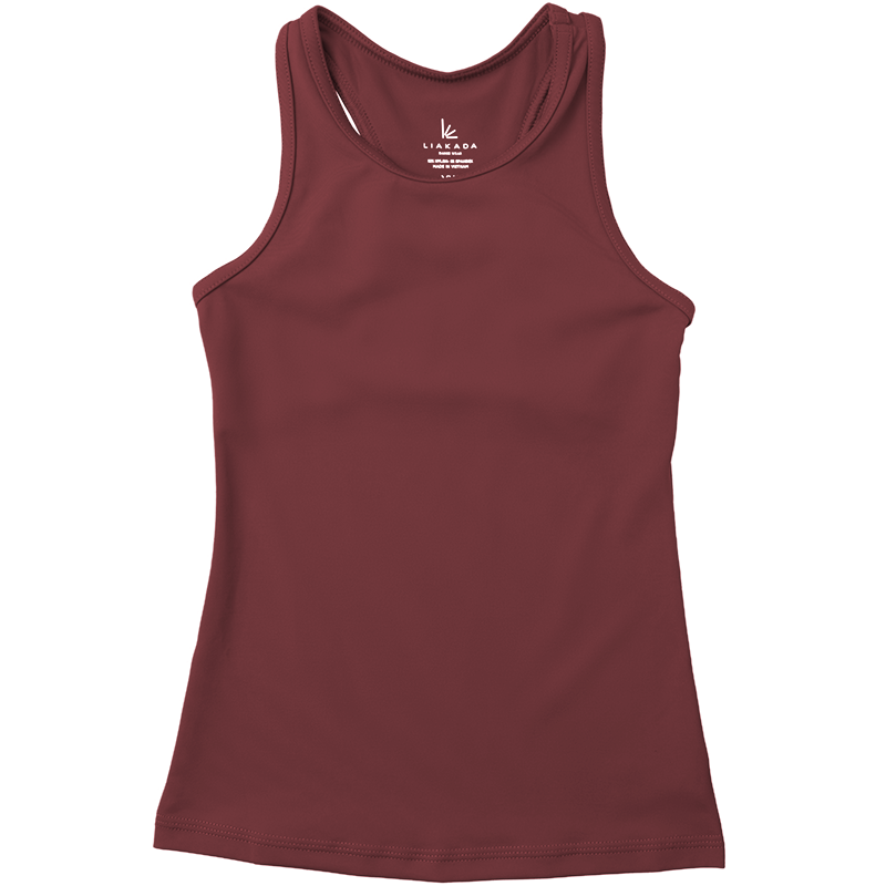 Liakada Dancewear – caveada - Crianças por atacado – Camisota Racerback para Menina7