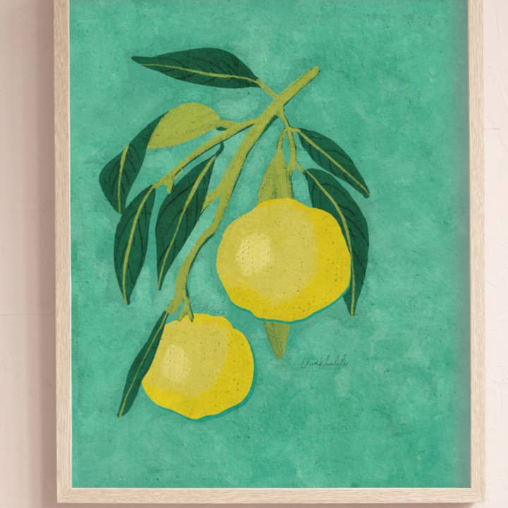 Limones - Impresión artística para venta al por mayor de Erum Khalili