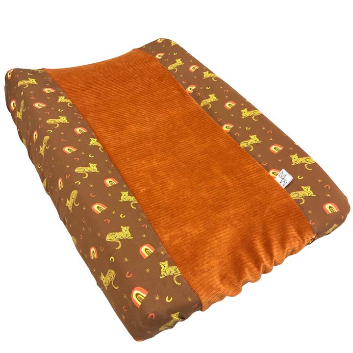 Changing pad cover CHIC Leo brique för wholesale av Mauties Mama