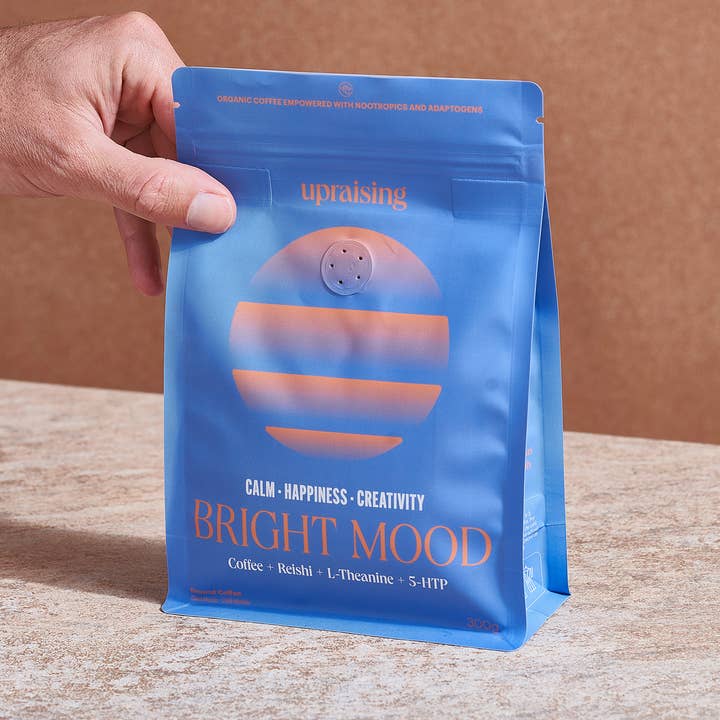 Bright Mood ground coffee with Reishi mushroom for wholesale by Upraising