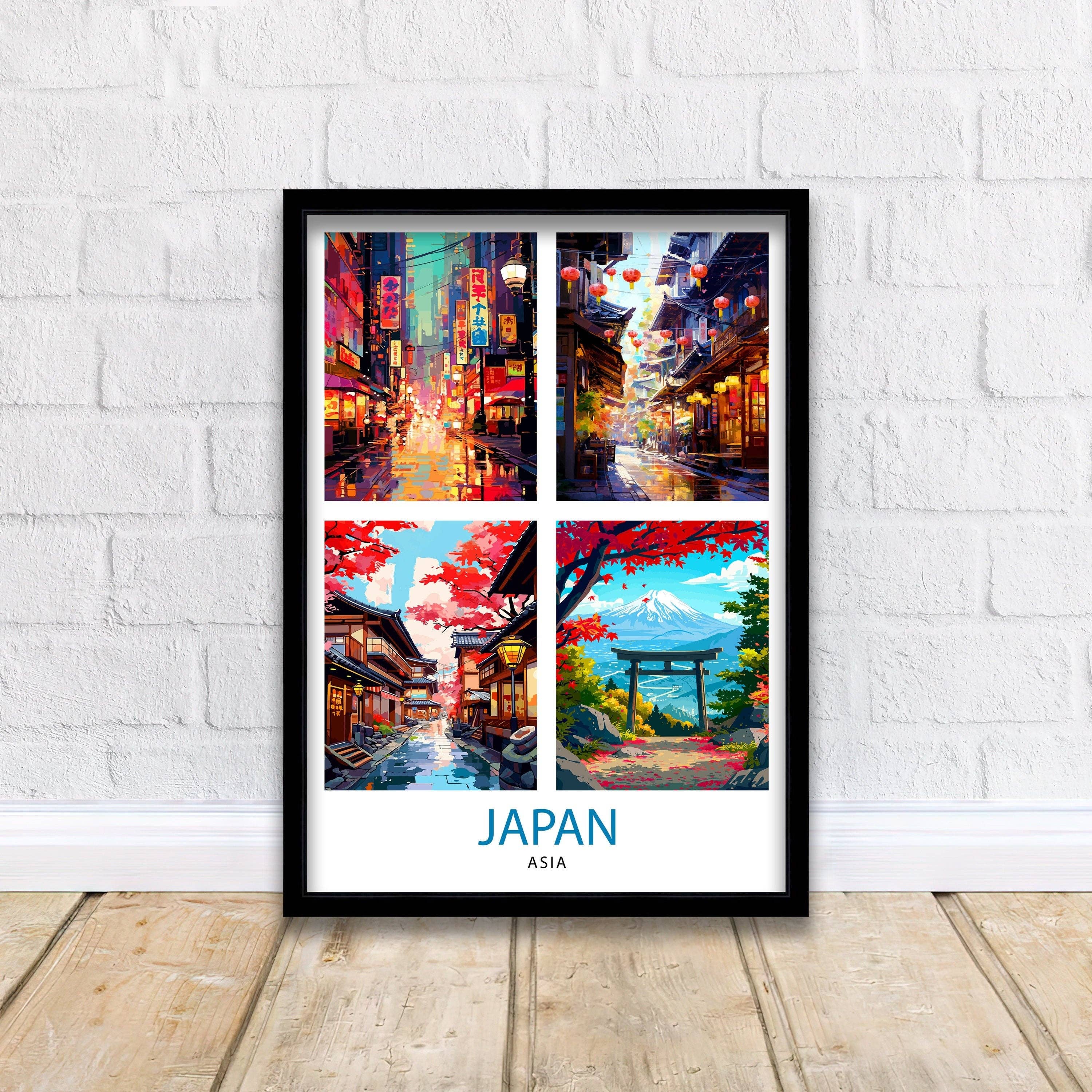 InkNPrintz – wholesale Art print – Japan Travel Poster0