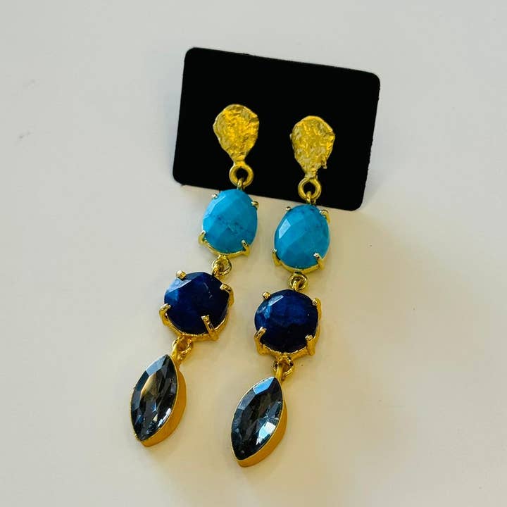 Orecchini Lennon Statement per la vendita all'ingrosso da parte di Gemajesty Jewellery