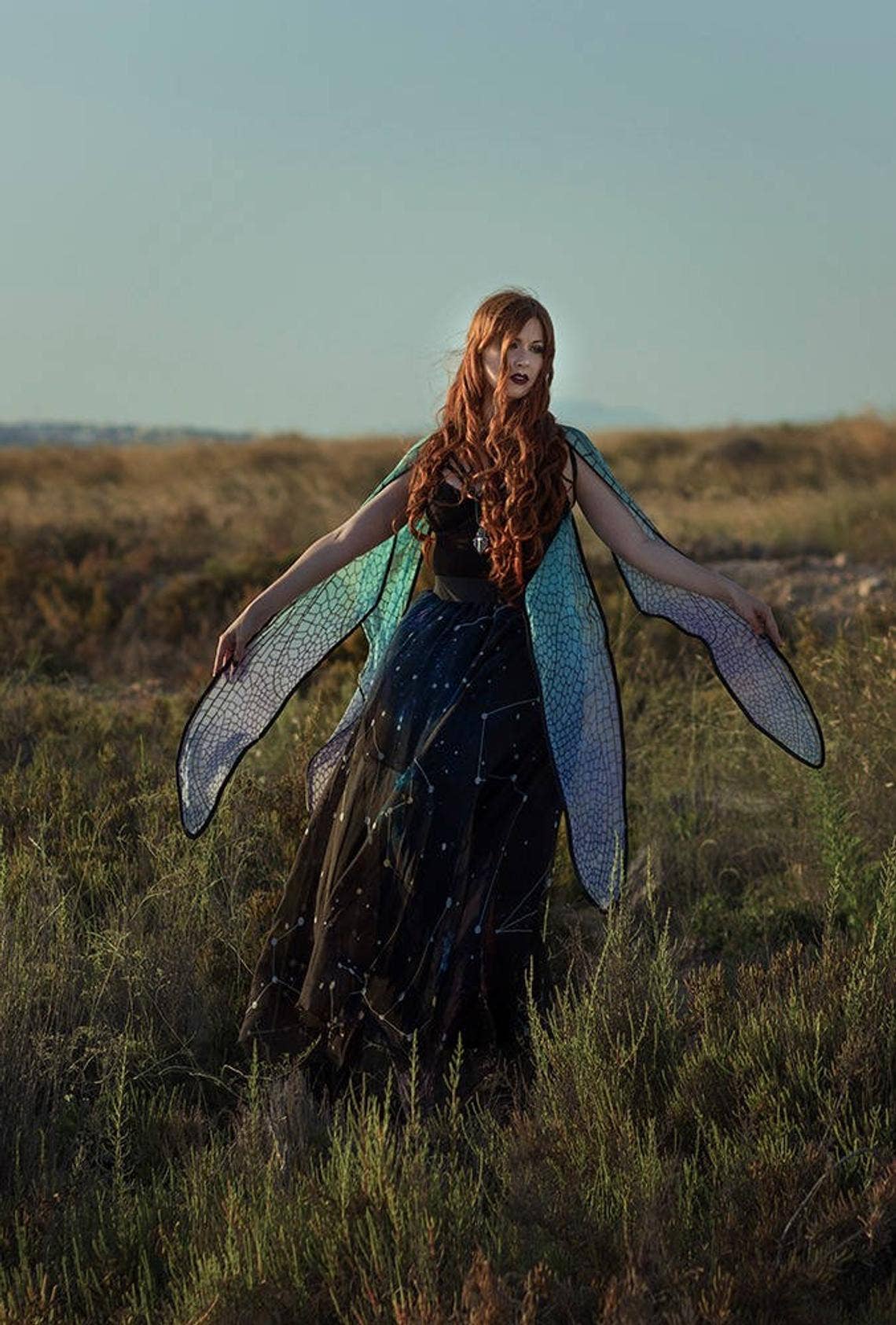 Costurero Real - Wholesale Costume - Women's - Dragonfly Fairy Wings Purple Pink Blue Butterfly costume1