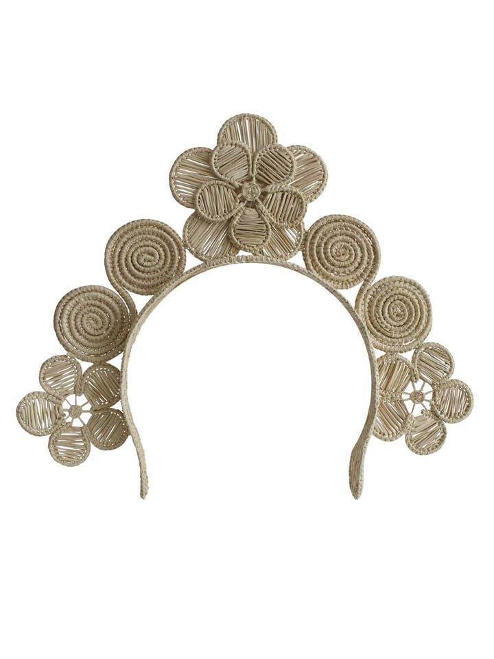 Queen Liz Headpiece for wholesale by Equal Hands