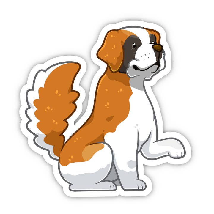 Saint Bernard Sticker for wholesale by Vancity Stickers