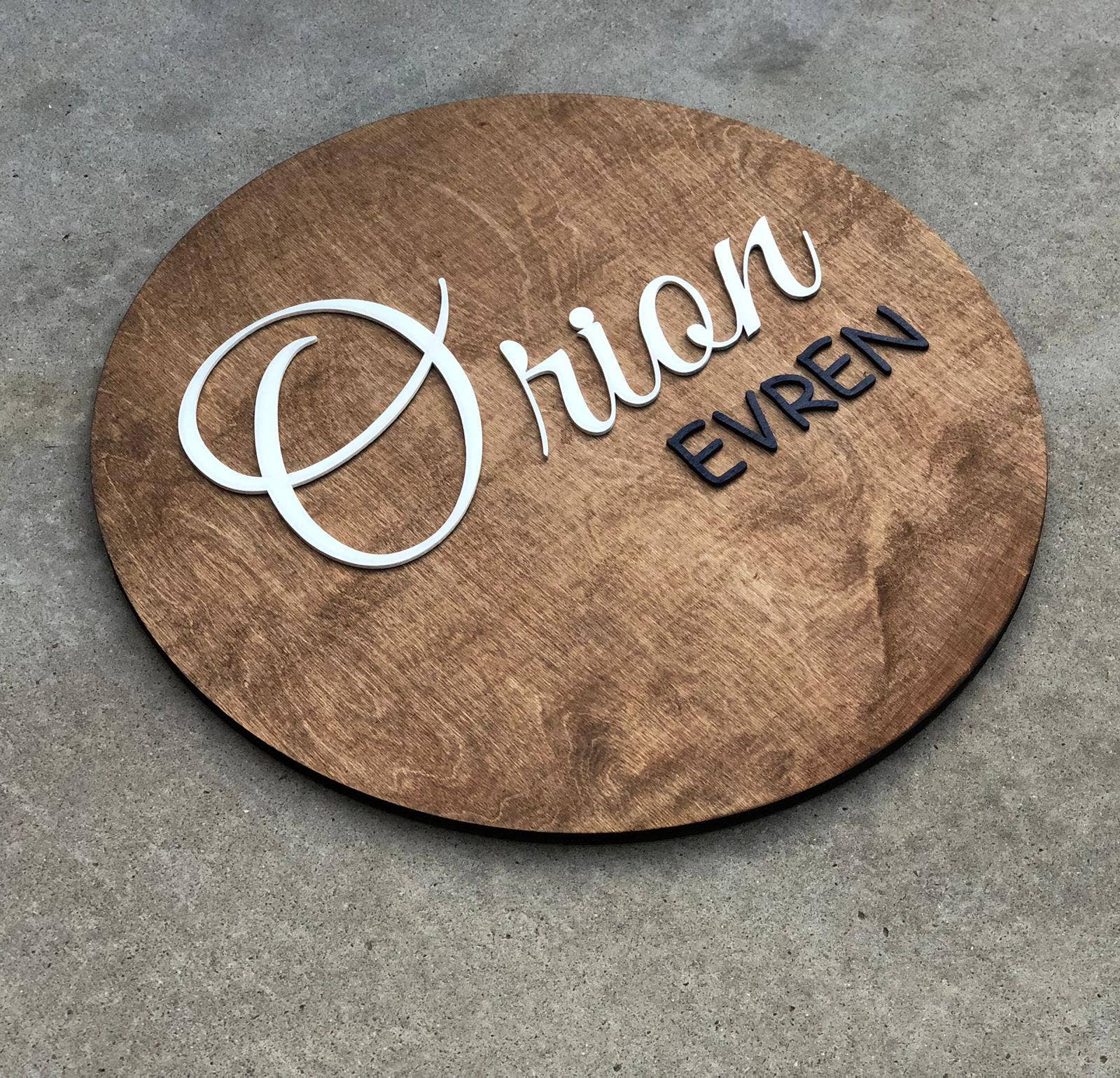 Azwoodwallart - Wholesale Sign - 3D Personalized Nursery Wall Name Sign1