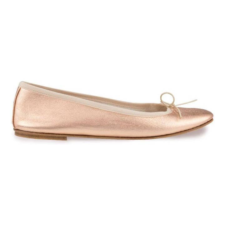 NICOLE Ballerina in Rose Gold Laminate for wholesale by Spelta Milano