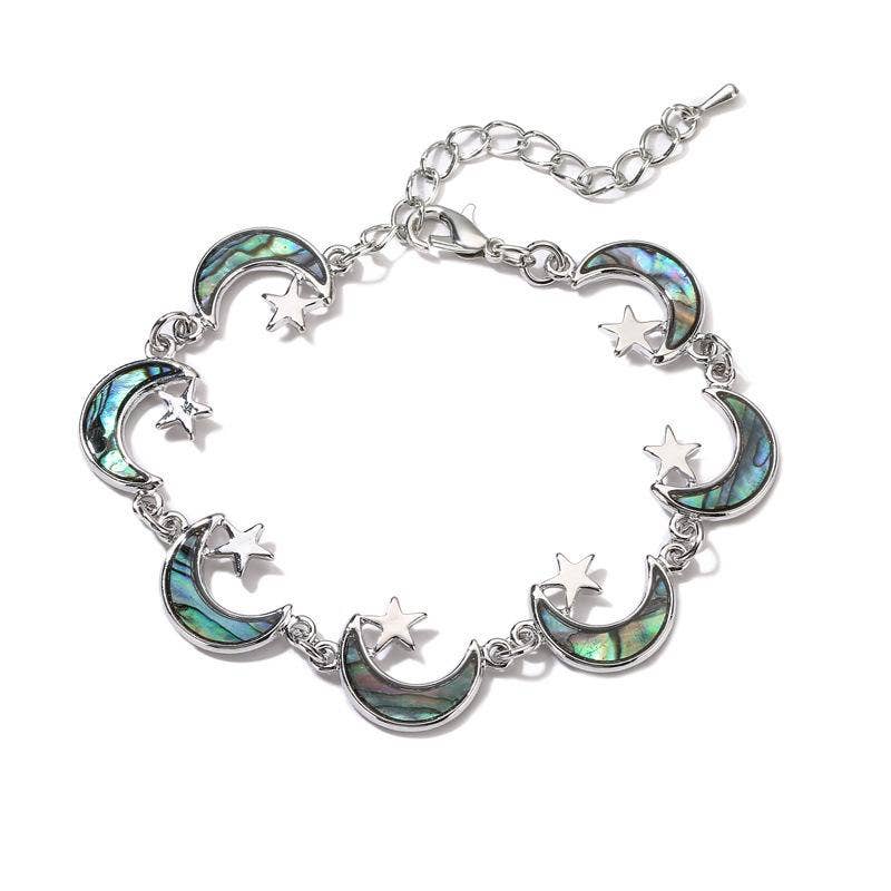 Mio Queena – wholesale Charm/dangle bracelet – Multi-style Abalone Shell Metal Chain Bracelets11