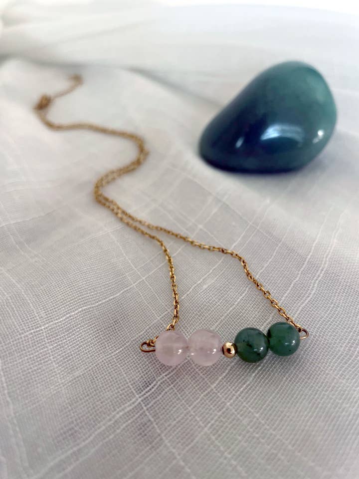 I am Love - Necklace (4th Chakra) for wholesale by Moksha Jewelry