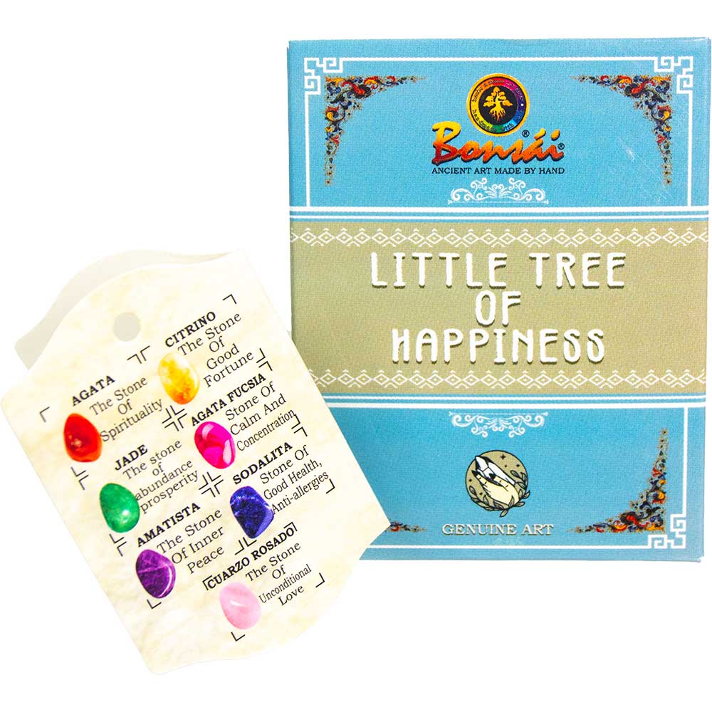 multi Colors Bonsai Gemstone Tree - Happiness (Each) for wholesale on Faire2