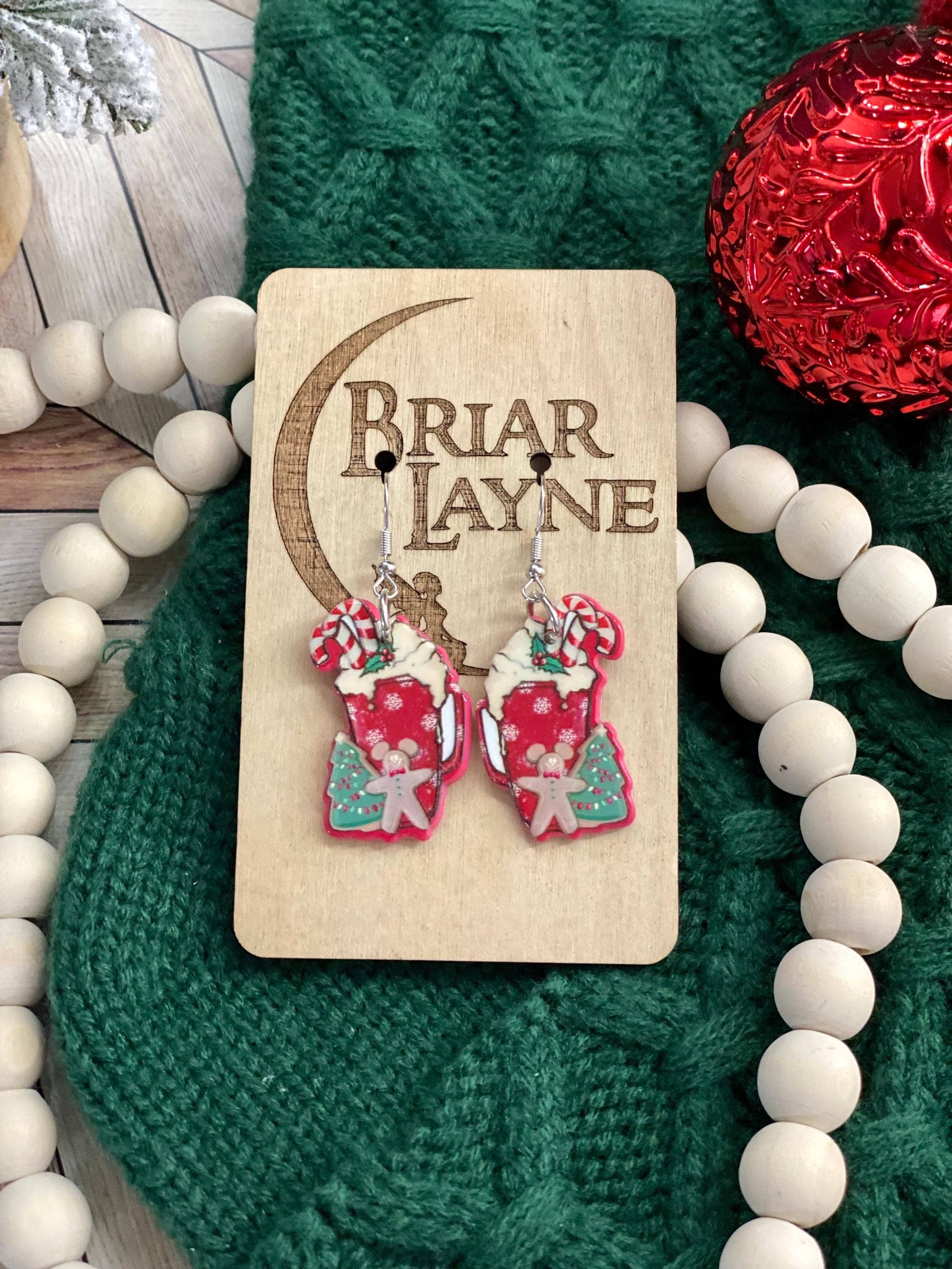 Briar layne - Wholesale Dangle Earrings - Christmas & Coffee Themed Earrings and Barista Gifts2