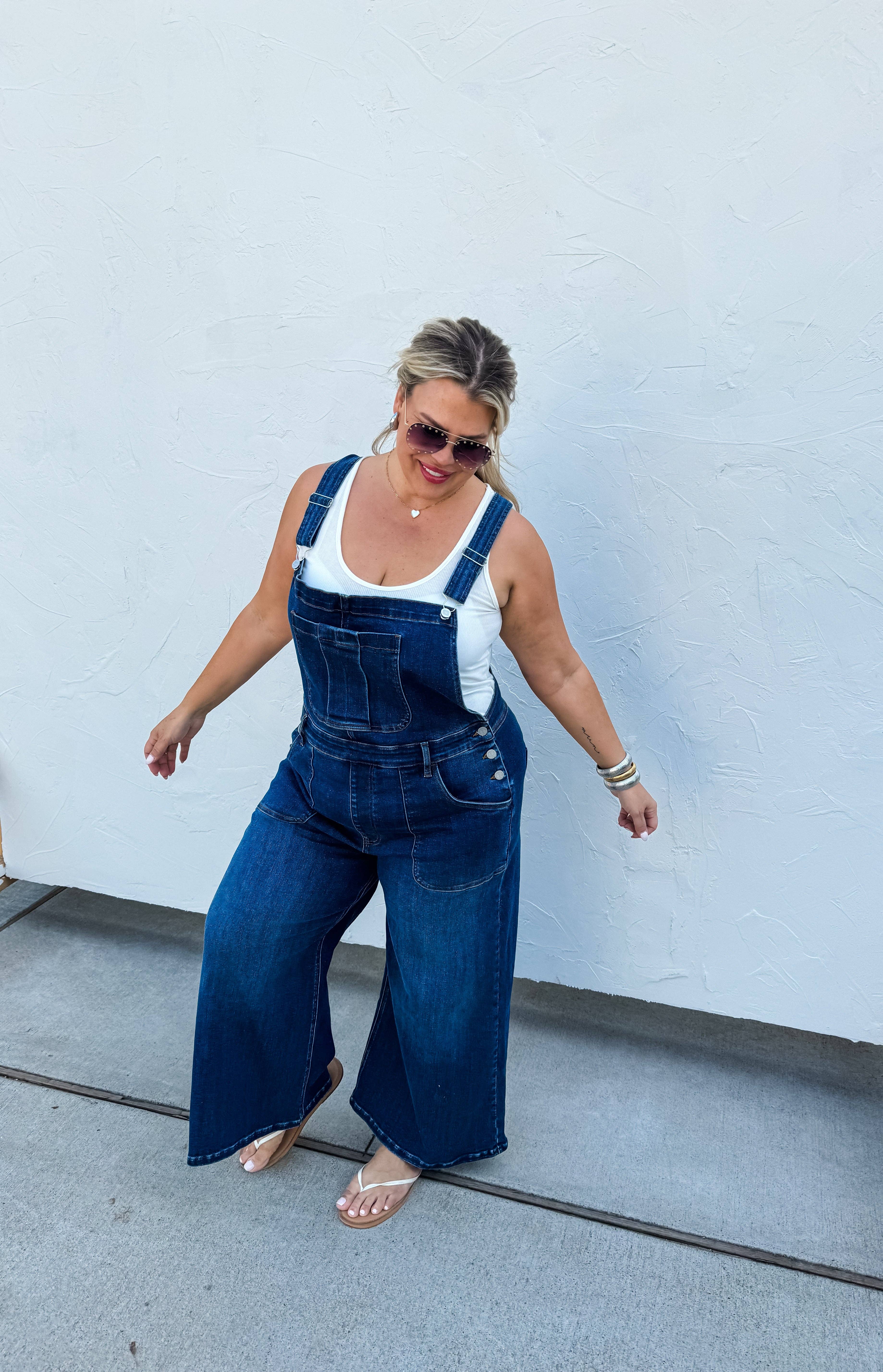 BLAKELEY - Wholesale Overalls - Women's - SCOUT CROP WIDELEG OVERALLS