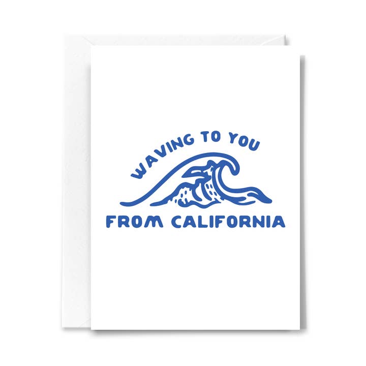 Carte Waving from California pour la vente par Studio Conroy