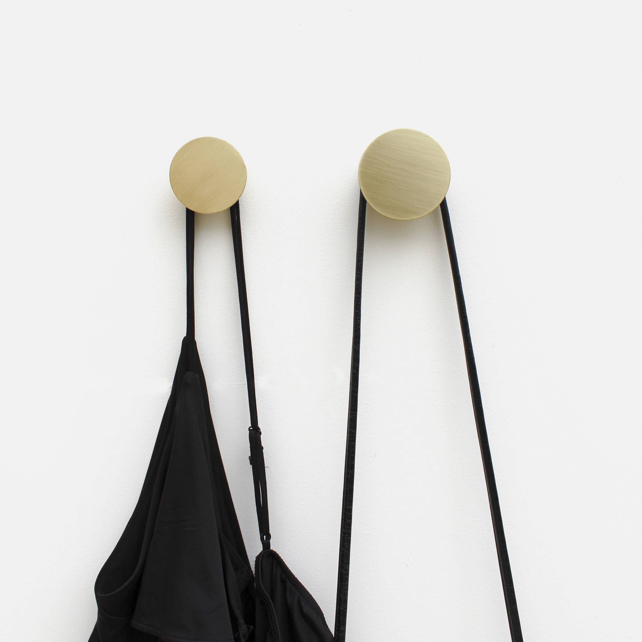 5mm Paper - Wholesale Wall Hook - Beech Wood & Brass Wall Mounted Coat Hook / Knob1