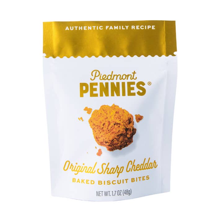 Cheddar Cheese Crackers, Small Pouches (25) for wholesale by Piedmont Pennies