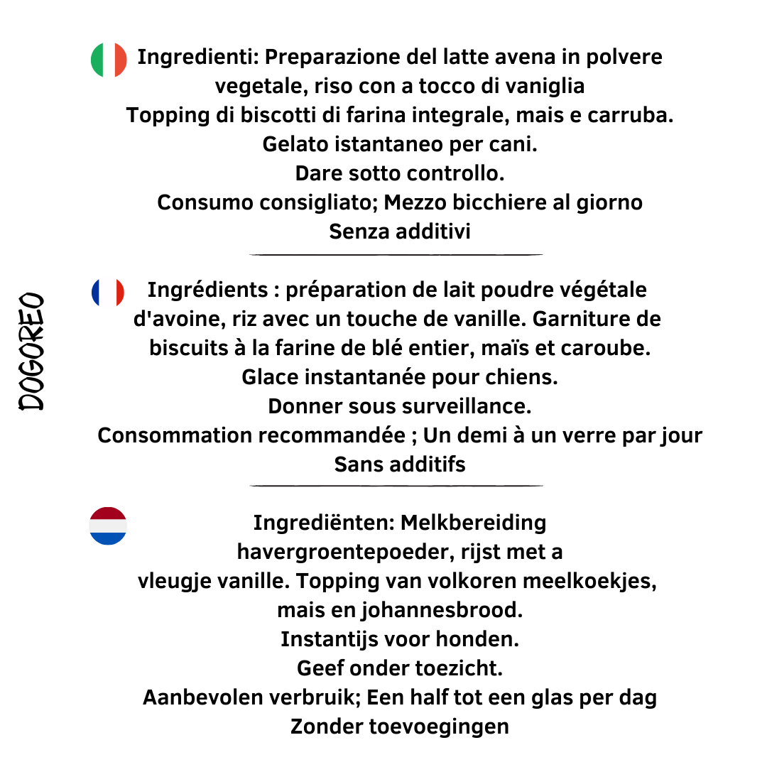 Waniyanpi – wholesale Godis - Hund – Waniyanpi DOG´S snabbglass med DogOreos-topping4