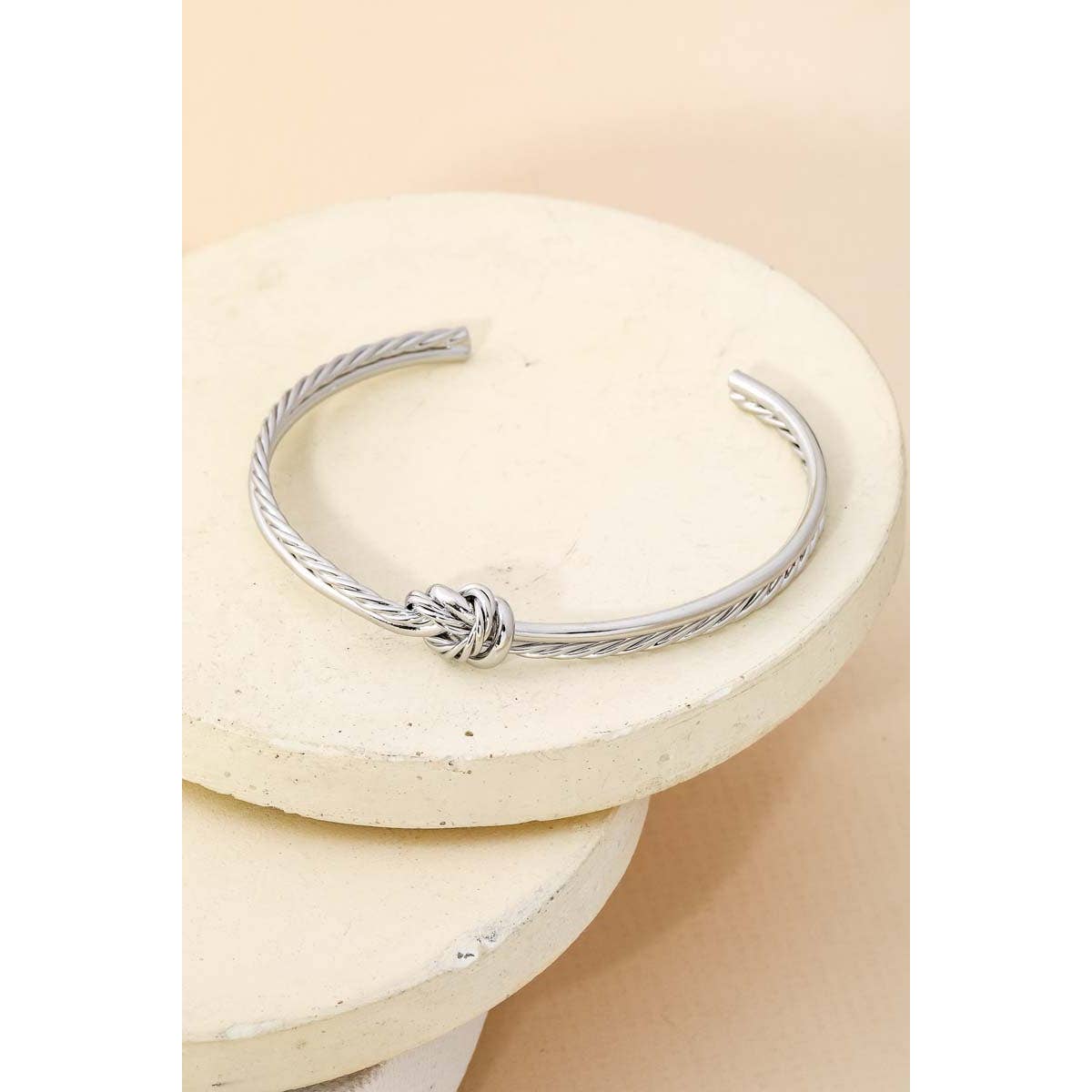 Anarchy Street – Großhandel Manschettenarmband – Armband mit offenem Knoten und glattem Drahtseil3