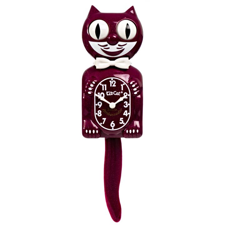 Smile Ambassador Ruby Red Kit Cat Klock for wholesale by Kit-Cat Klock
