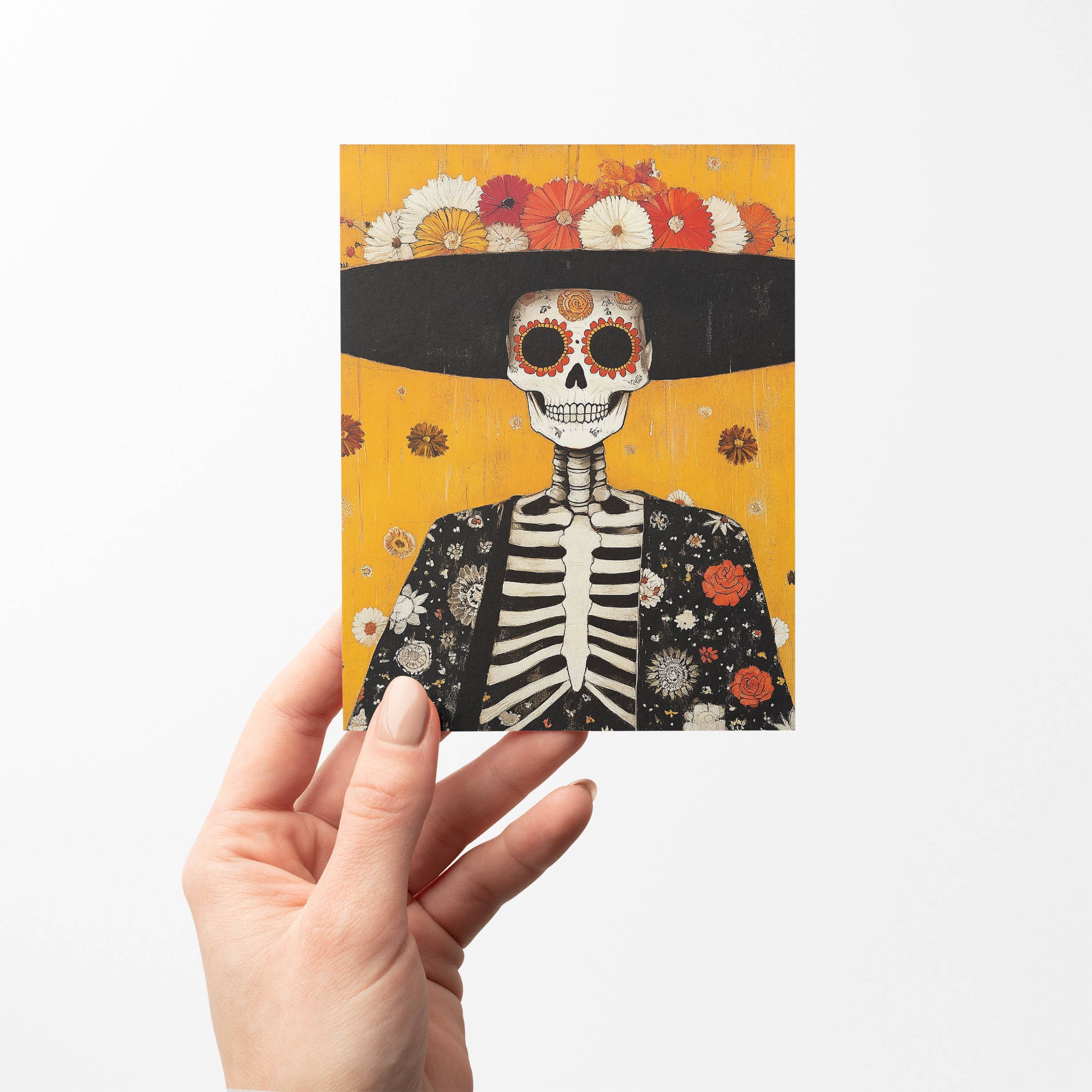 Paper Slam - Wholesale Halloween Card - Día de los Muertos - A2 greeting card2