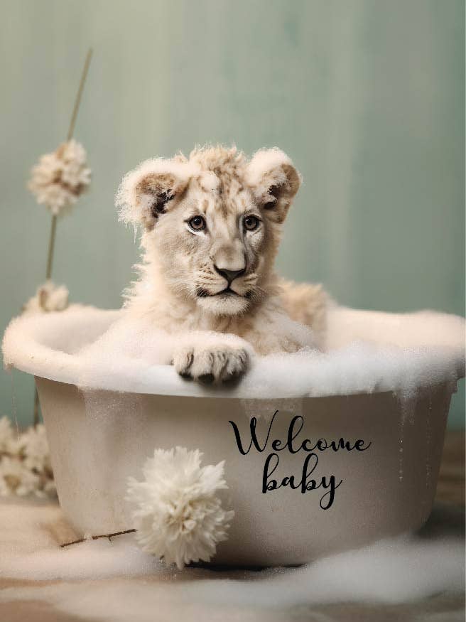 Carte de bienvenue pour bébé pour la vente par Gewoon ZieZo