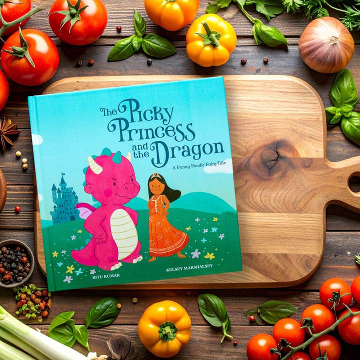 Brown Paper Fox - Wholesale Early Reader Book (6-8) - The Picky Princess and the Dragon | Hardcover Picture Book1