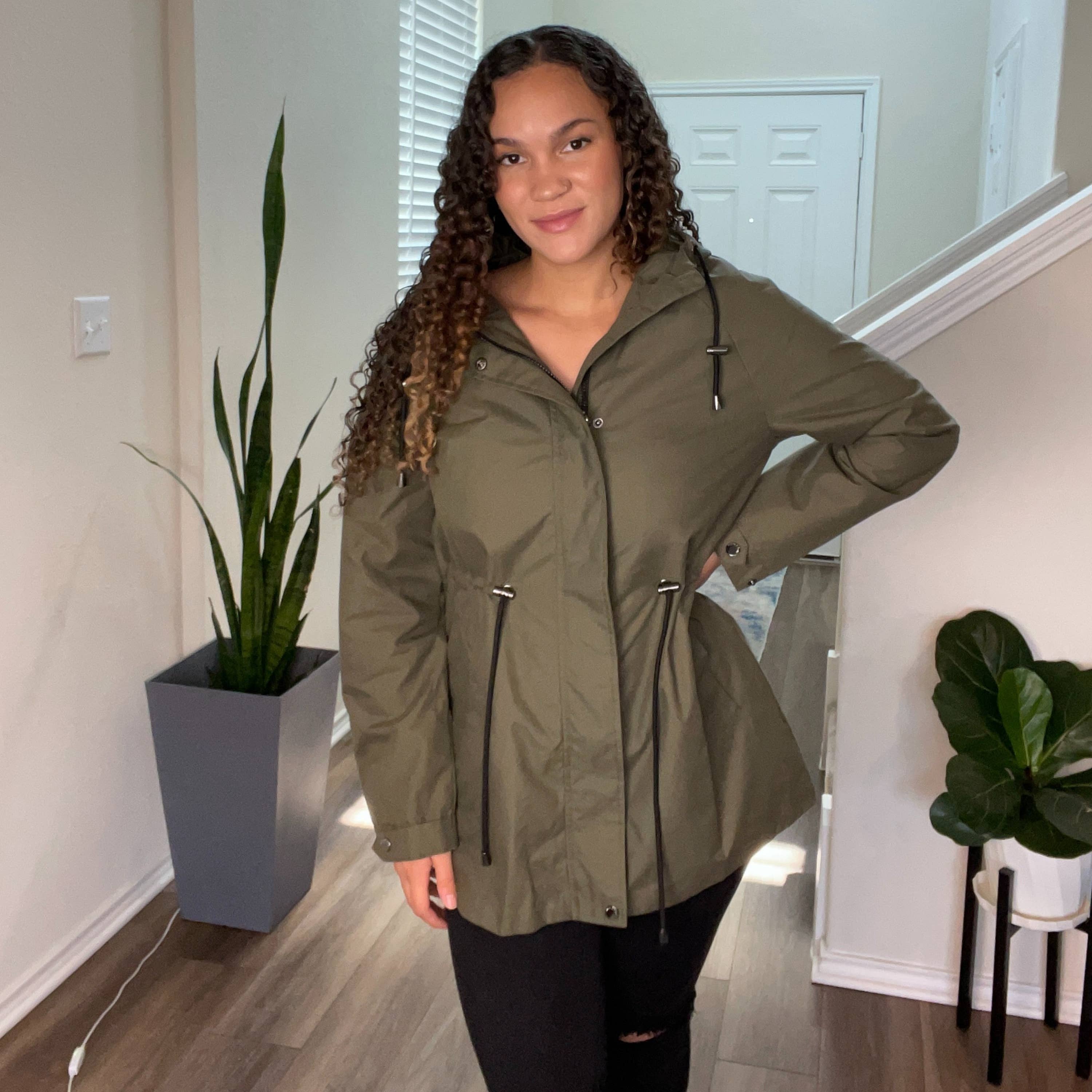 Rokka & Rolla - Wholesale Windbreaker - Women's - Women's Trench Coat Windbreaker Jacket11