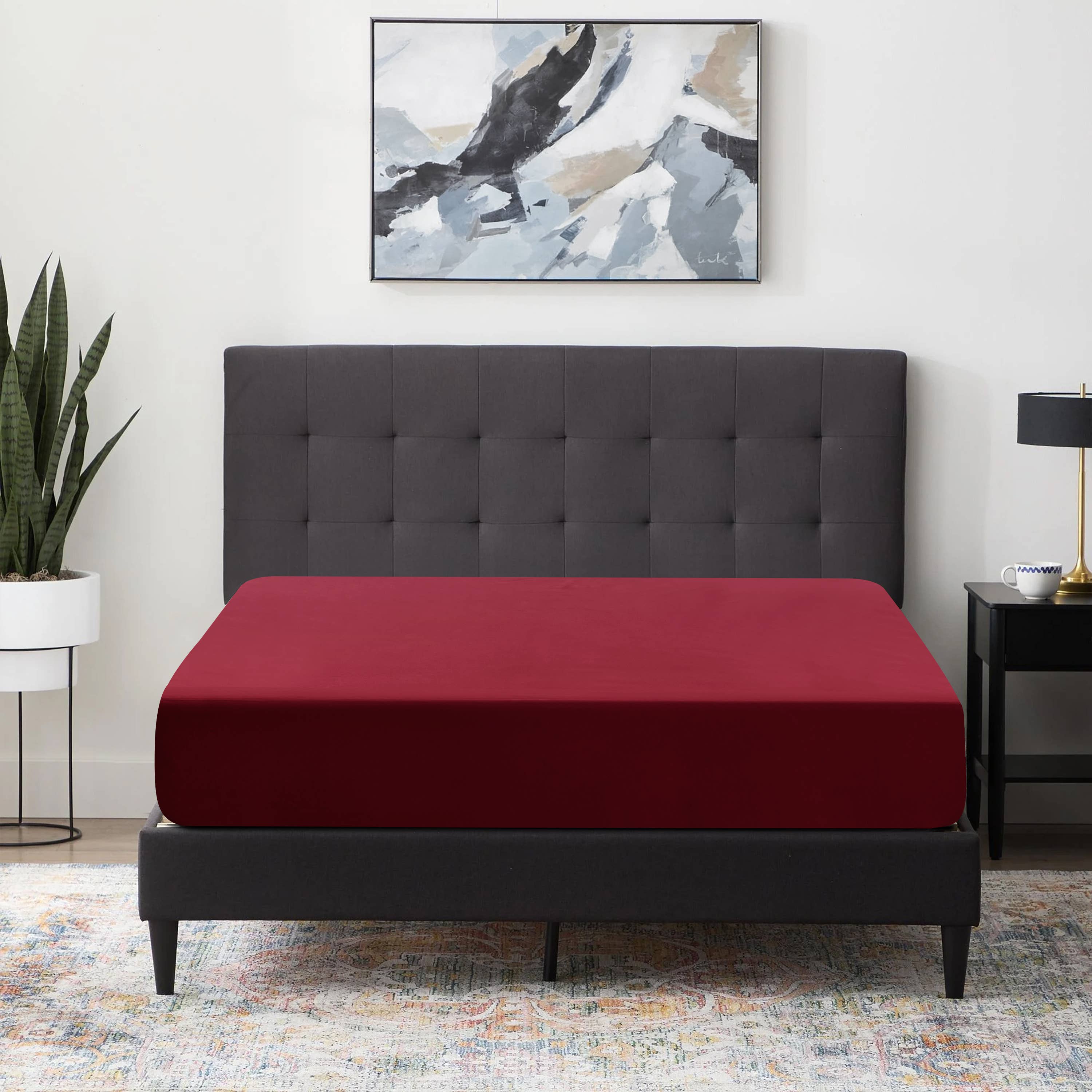 Cottonpassion_US - Vente Draps-housses - Draps-housses en microfibre douce avec bonnets extra profonds jusqu'à 40,6 cm76