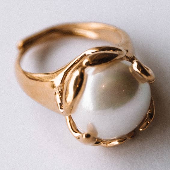 The Sienna Pearl Ring for wholesale by Jay Nicole Designs