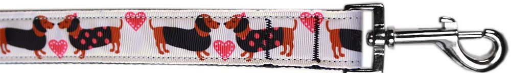 American Leashworks - Wholesale Pet Collar - Cat/Dog - Pet Dog & Cat Nylon Collar or Leash, "Pink Doxie Love"3