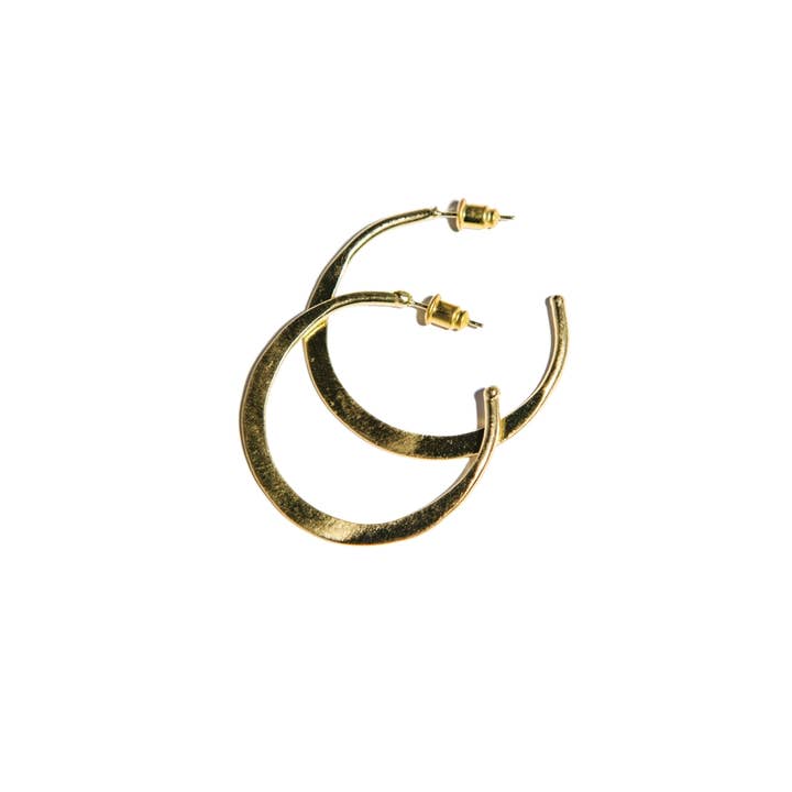 Rover & Kin - Wholesale Hoop Earrings - Hammered Hoops8