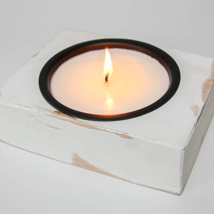 Forever Green Art – wholesale Burkljus – 100% soja trä ost mögel hand hällde ljus - 1 hål
