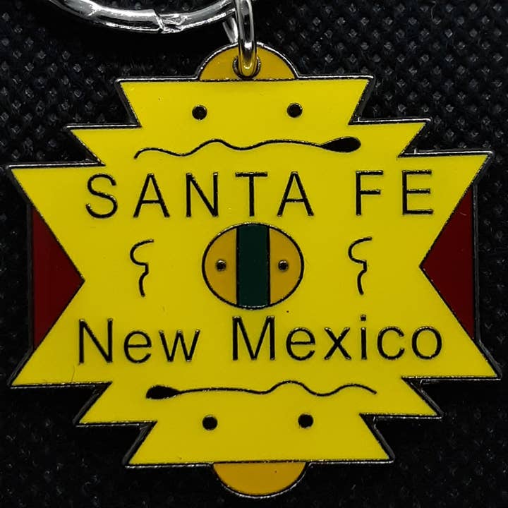 Keychain - Santa Fe Southwest for wholesale by Fantastic Souvenirs, Gifts & Collectibles
