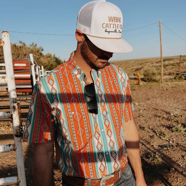 Mesa Fishing Pearl Snap UPF50+ for wholesale by Lighthouse Dwellers