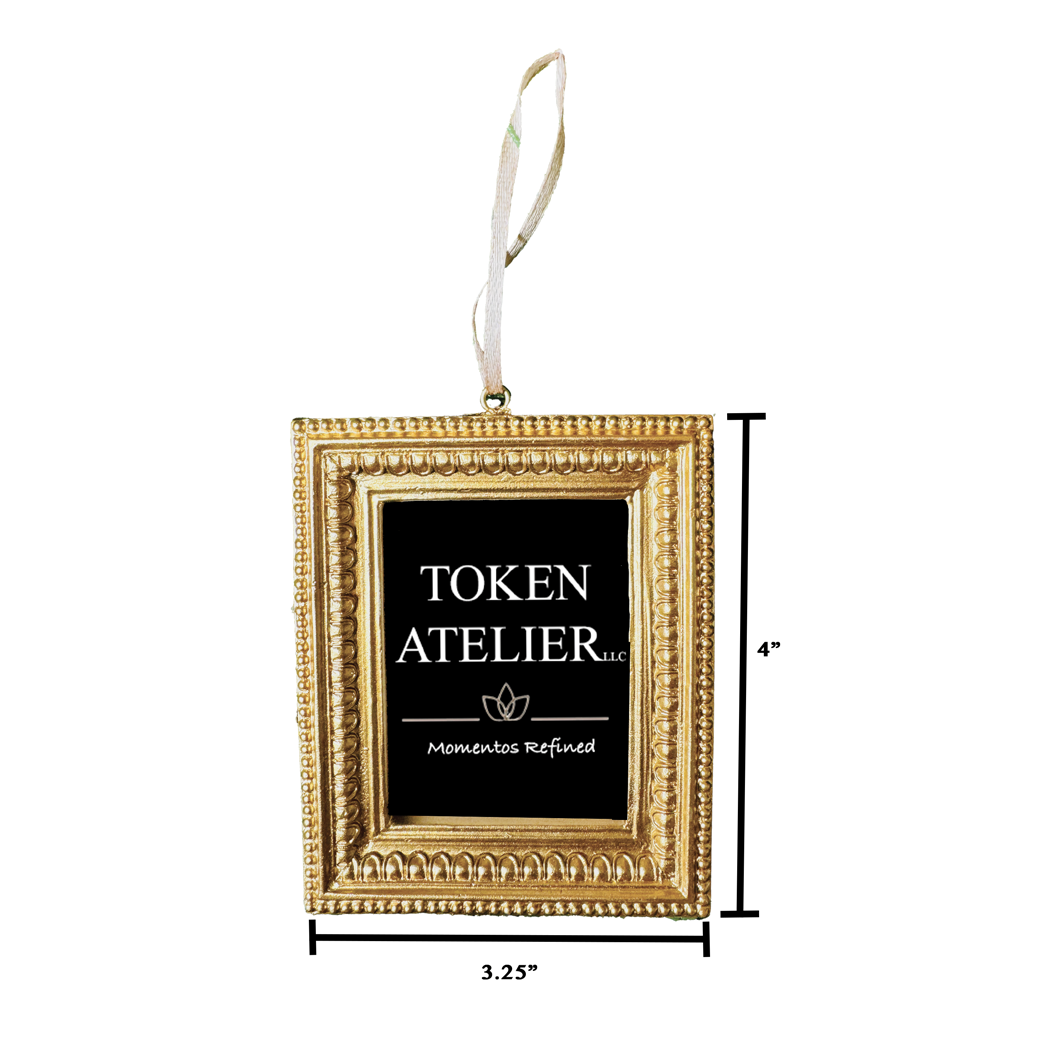 Token Atelier - Wholesale Ornament - Gold Framed Vintage Ornament 2