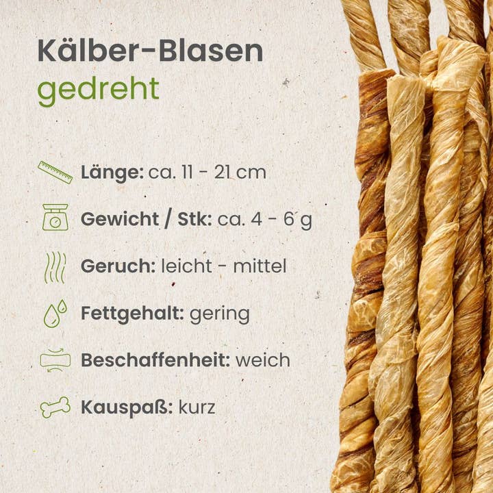 Kauartikel.com GmbH - Wholesale Pet Bone/Rawhide - Dog - Calf bubbles, turned3