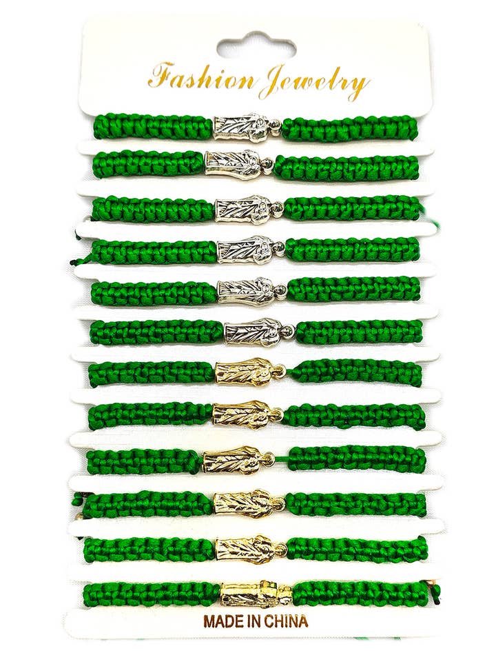 Religiöses verstellbares Fadenarmband #2 für den Großhandel von Lucylou Collection