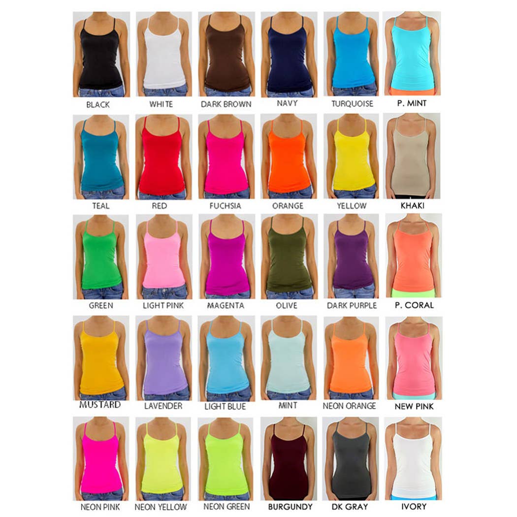 K.Lee Seamless - Wholesale Camisole - Women's - Basic Cami17