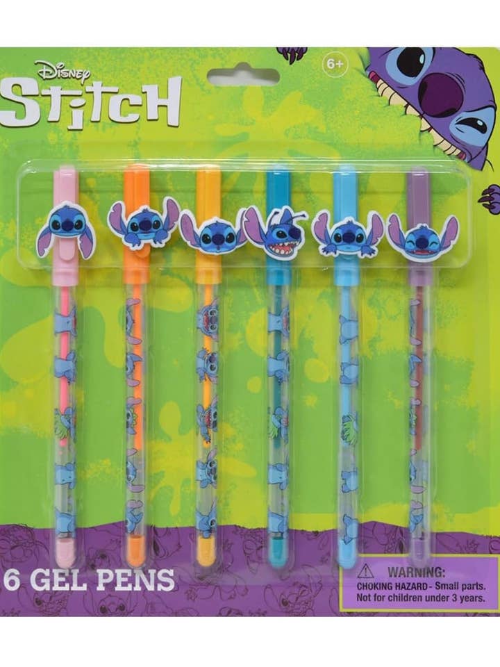 STITCH 6PK GEL PEN SET for wholesale by The Zoofy Group , LLC