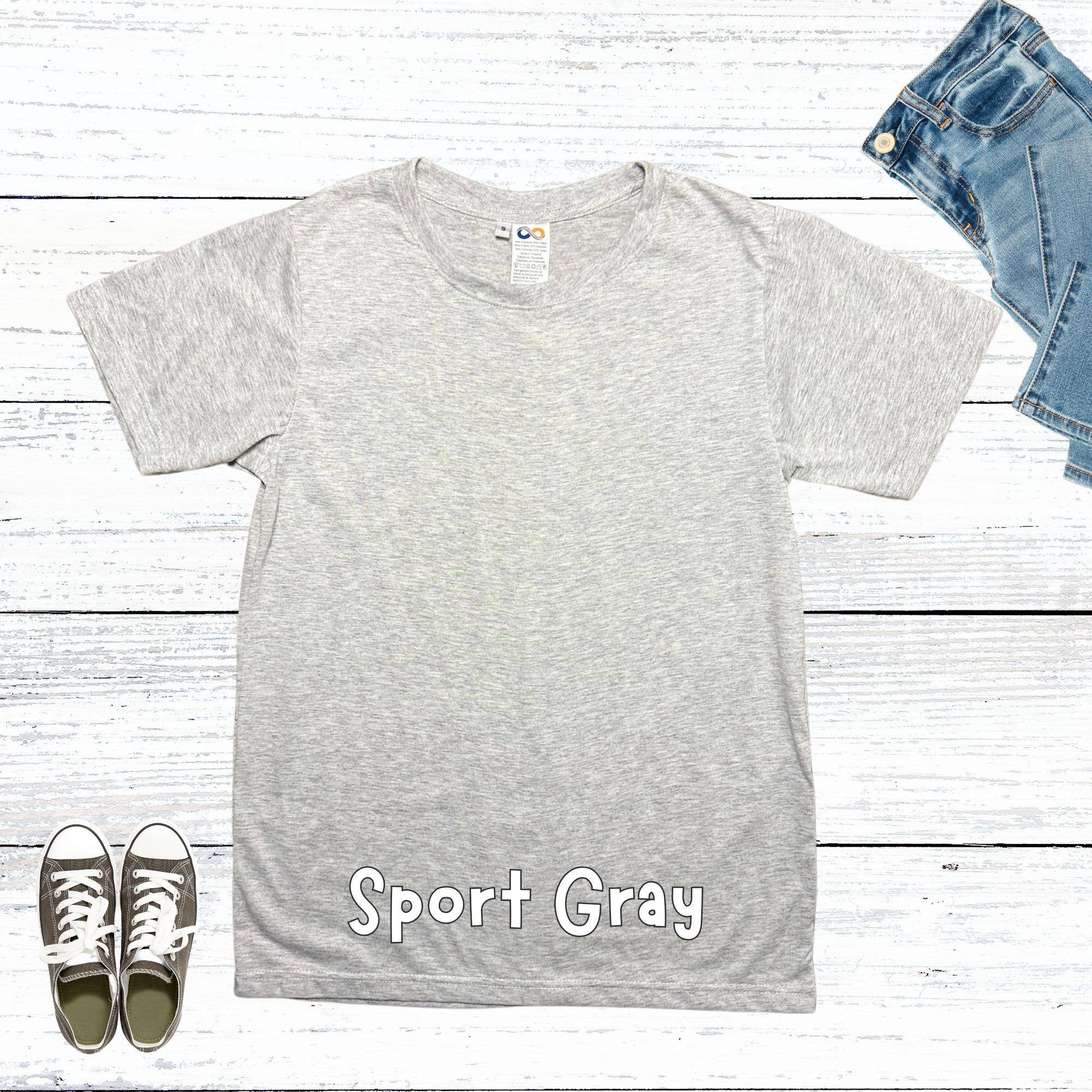 Infinite Sourcing & Trading LLC. - Vendita all'ingrosso T-shirt per sublimazione - Unisex - Maglietta Sublimazione 80% Poliestere 20% Cotone con Sensazione Morbida24