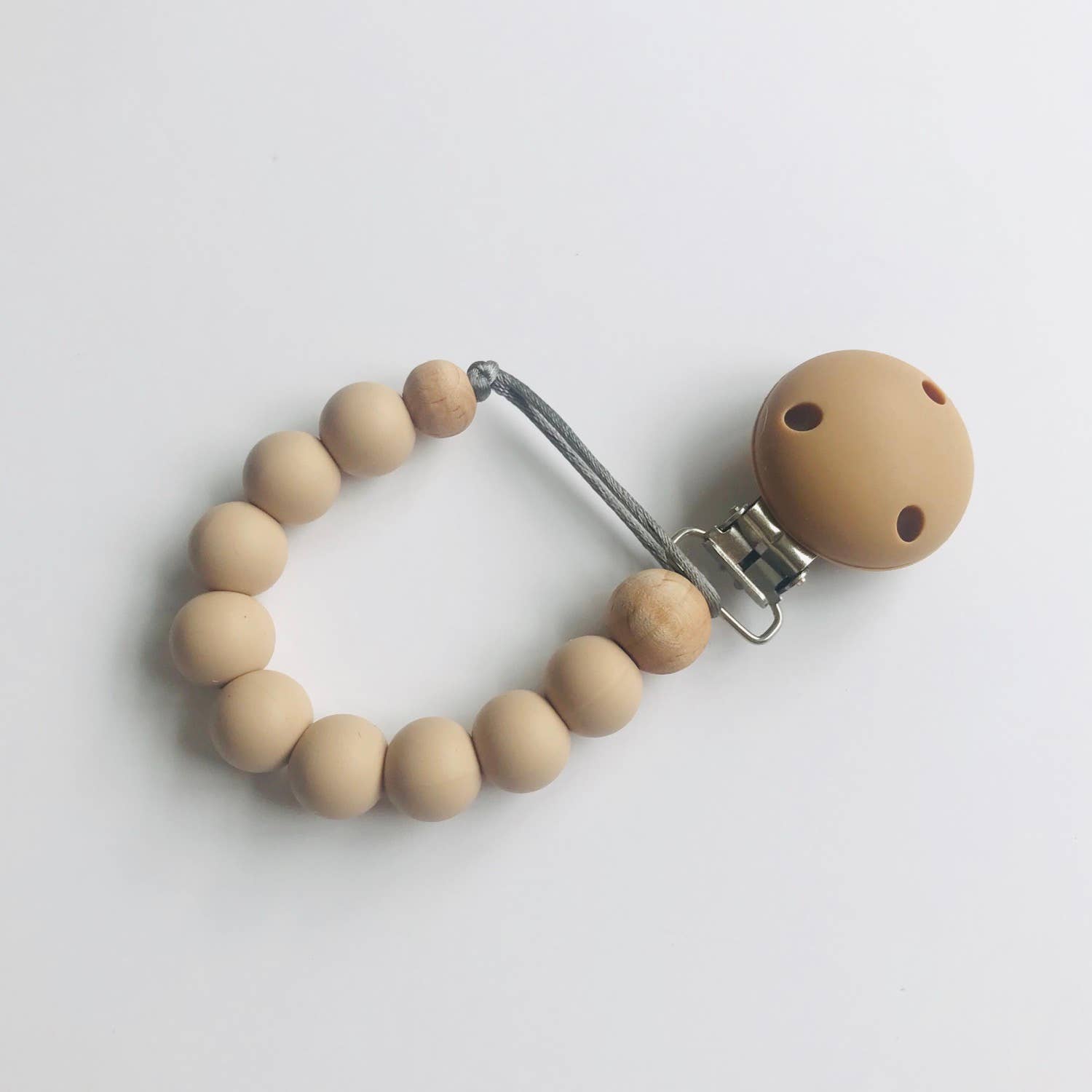 Mama Knows – wholesale Pacifier clip – Baby – Dummy Clip - Natural