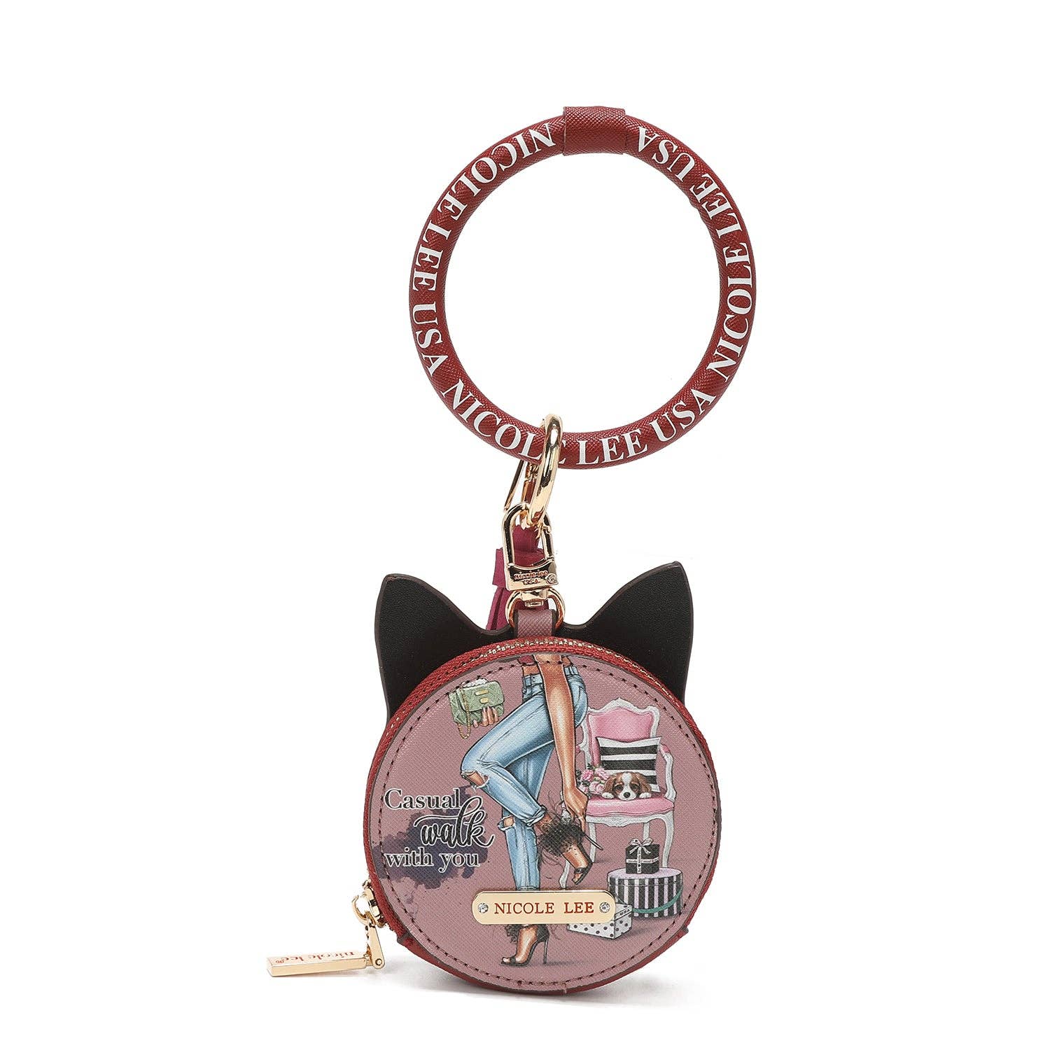 Nicole Lee - Wholesale Keychain - Women's - PULSERA CON LLAVERO Y MONEDERO11