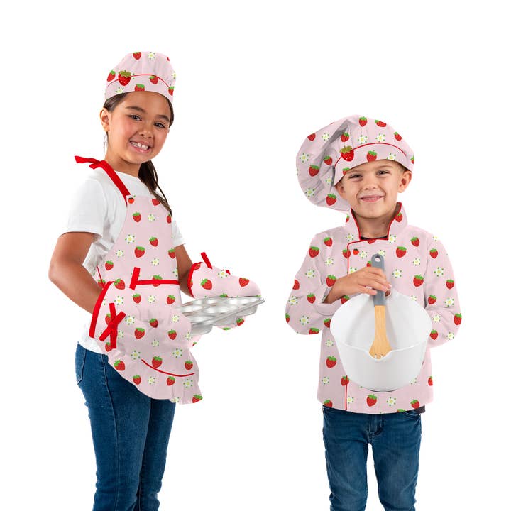 A Leading Role - Vendita all'ingrosso Costume di carnevale - Bambini - Cappello da cuoco per bambini Strawberry Shortcake2