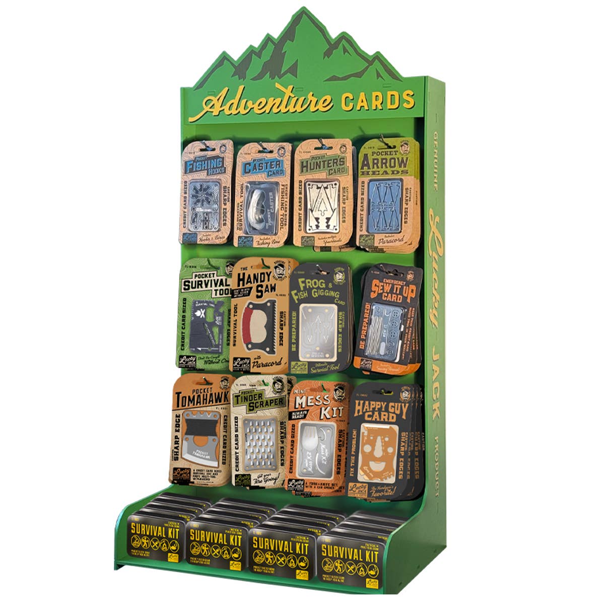 Lucky Jack - Wholesale Tool Set - Build-Your-Own Survival Tin 24/pk. 3