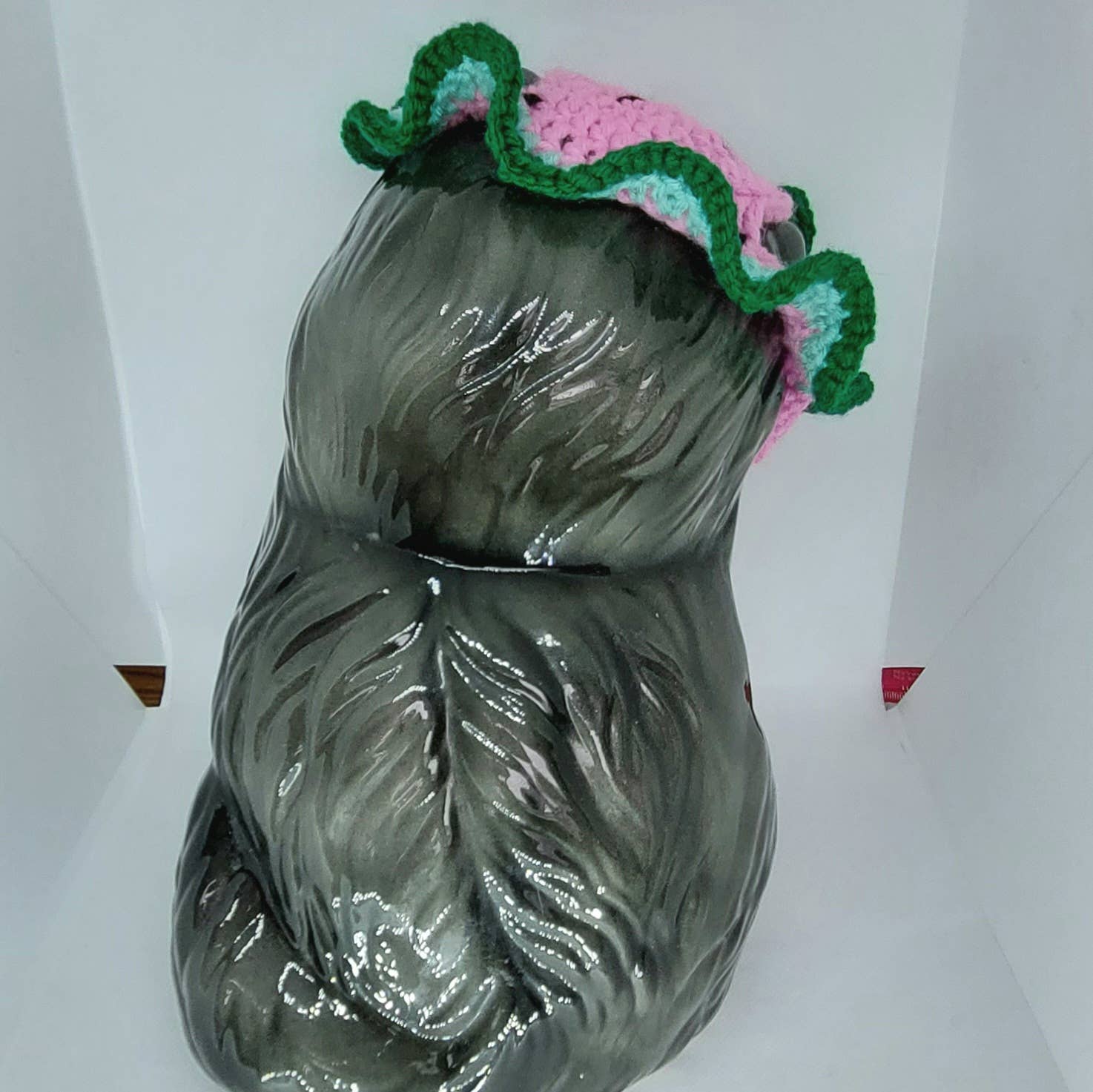 Glitter Ghost Clothing and Accessories - Wholesale Pet Hat - Dog - Crochet Watermelon Hat - Cat Bonnet - Pet Hat6