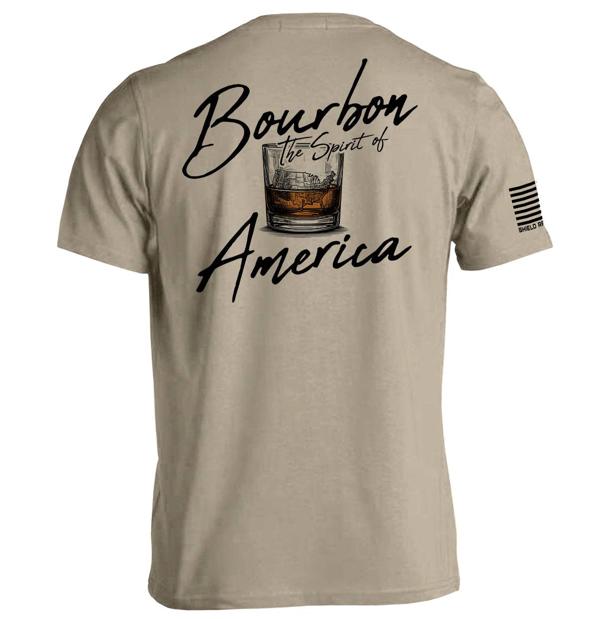 Shield Republic - Wholesale Screen Printed T-Shirt - Men's - Bourbon The Spirit of America5