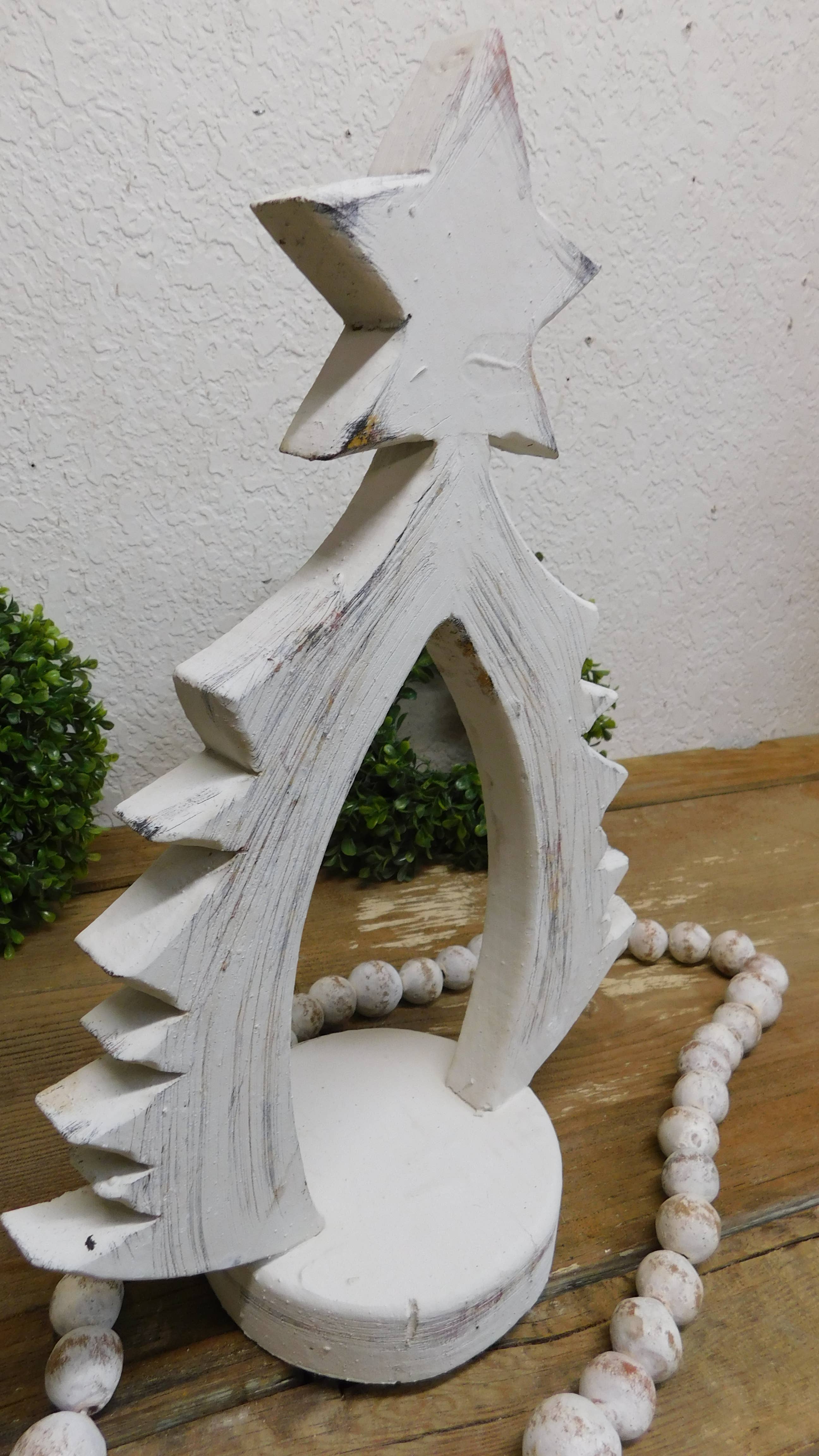 My Amigos Imports – wholesale Juldekoration – REA-Träjulgransset med 3 delar-Nestande-Vit-280 kr5