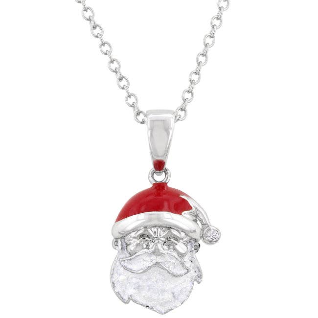 Enamel Santa Claus Pendant for wholesale by JGoodin