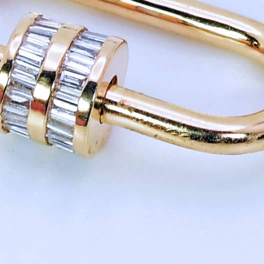 HoopLa - Wholesale Pendant/Charm Necklace - Carabiner Amulet Link  Stainless Steel WaterProof Necklace13