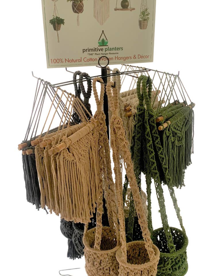 48PC Espositore da Parete e Fioriera #7131 per la vendita all'ingrosso da parte di Primitive Planters